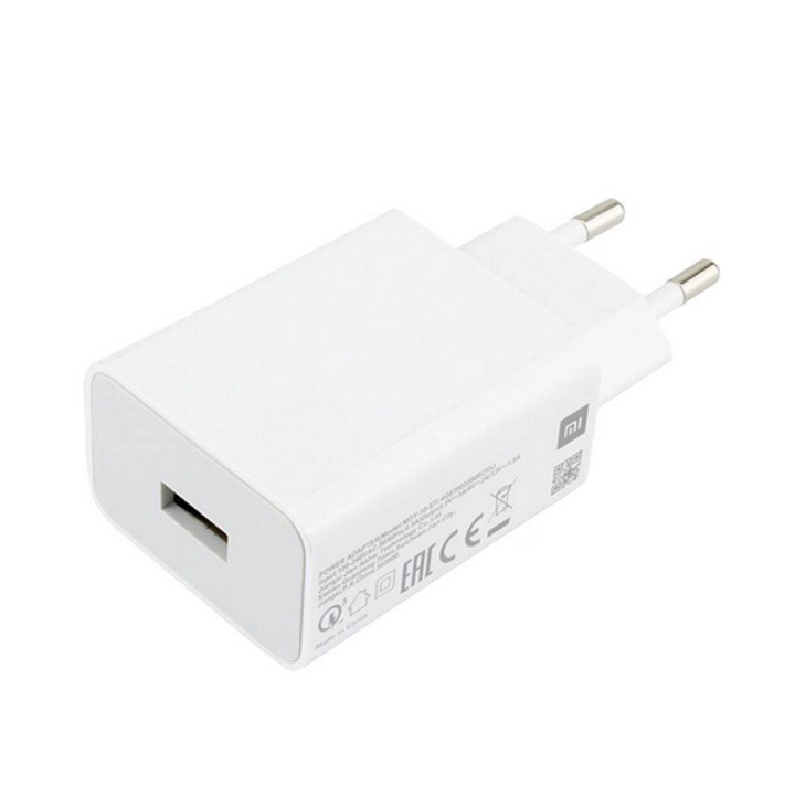 XIAOMI hálózati töltő USB aljzat (5V / 3000mA, 18W, gyorstöltés támogatás + Type-C kábel) FEHÉR (MDY-10-EF / LB4173U0324503(D)) (MDY-10-EF / LB4173U0324503(D))