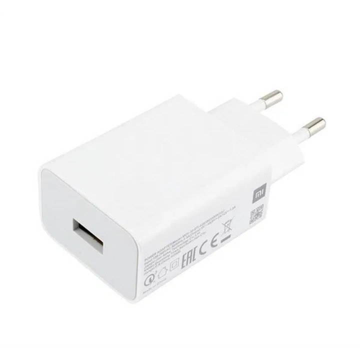XIAOMI hálózati töltő USB aljzat (5V / 3000mA, 18W, gyorstöltés támogatás + Type-C kábel) FEHÉR (MDY-10-EF / LB4173U0324503(D)) (MDY-10-EF / LB4173U0324503(D))