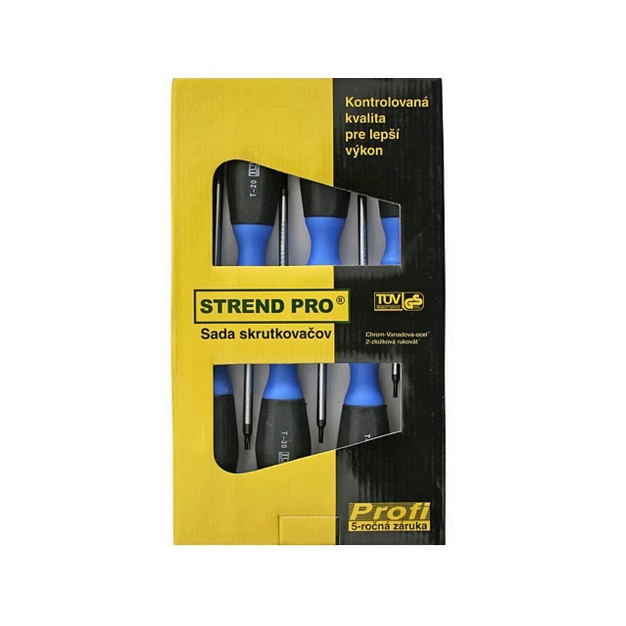 Set 6 surubelnite torx Strend Pro D9967-2, Crom Vanadium