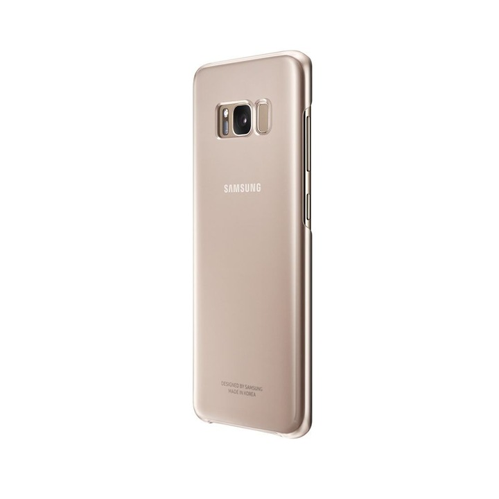 Samsung clear cover védőtok, Galaxy S8, Rózsaszín