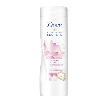 Lotiune de corp Dove Glowing, 400 ml Lotiune de corp Dove Glowing, 400 ml