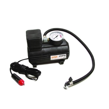 Compresor de aer pentru auto Gadget, 250 PSI, alimentare 12V Compresor de aer pentru auto Gadget, 250 PSI, alimentare 12V