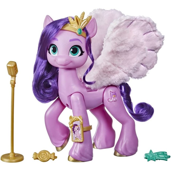 Figurina My Little Pony - Singing Star, Princess Petals, limba franceza,15 cm