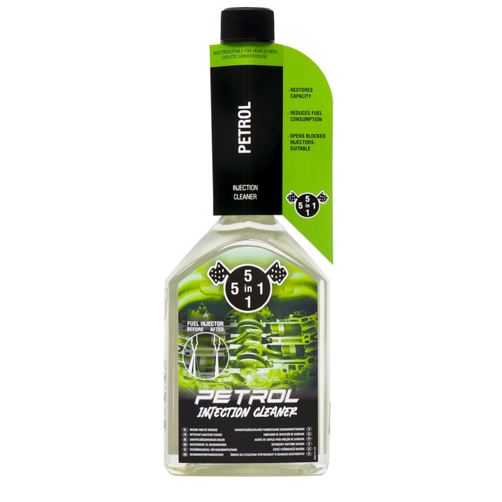 Üzemanyag-befecskendező tisztító adalék, 5 az 1-ben, 310 ml