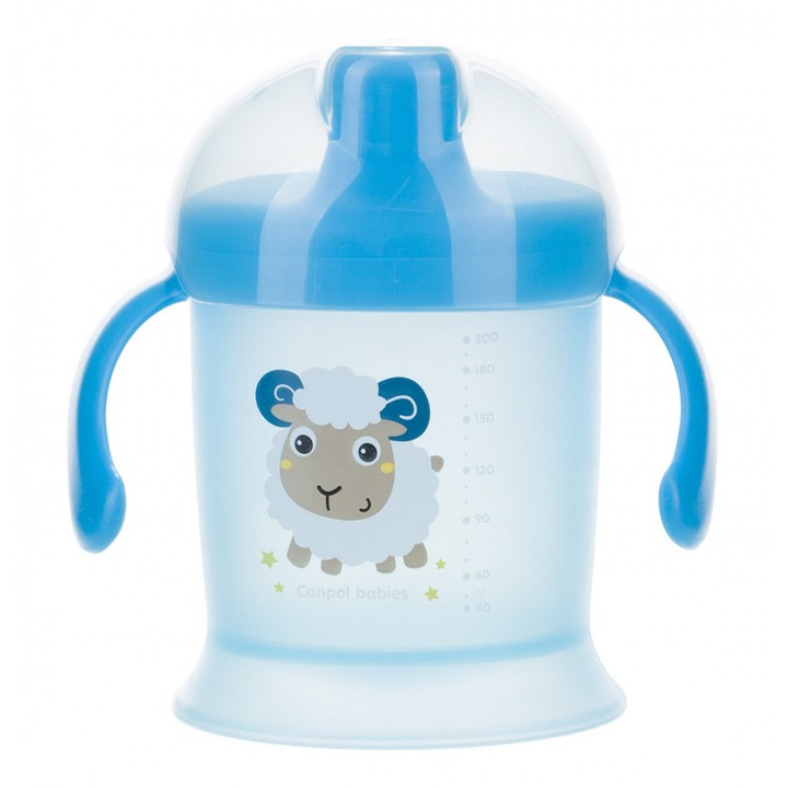 Canpol babies Non-spill cup 200 ml csöpögésmentes itatópohár bárány