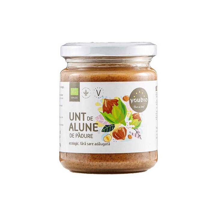 Unt de Alune de Padure fara Gluten 250g