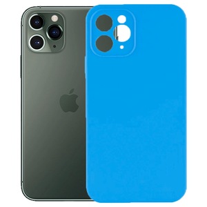 Husa protectie, interior de catifea, compatibila cu Apple iPhone 11 Pro Max, FONIX BloomShield, silicon, margini ridicate, slim, Albastru