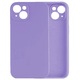 Husa protectie, interior de catifea, compatibila cu Apple iPhone 13 Mini, FONIX BloomShield, silicon, margini ridicate, slim, Mov
