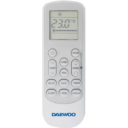 Aparat de aer conditionat Daewoo 9000 BTU WI-FI PRO, A++/A+, kit de instalare inclus (3m), Gentle Cool Wind, filtre cu ioni de argint, functie iFeel, DAC-09PROW, alb