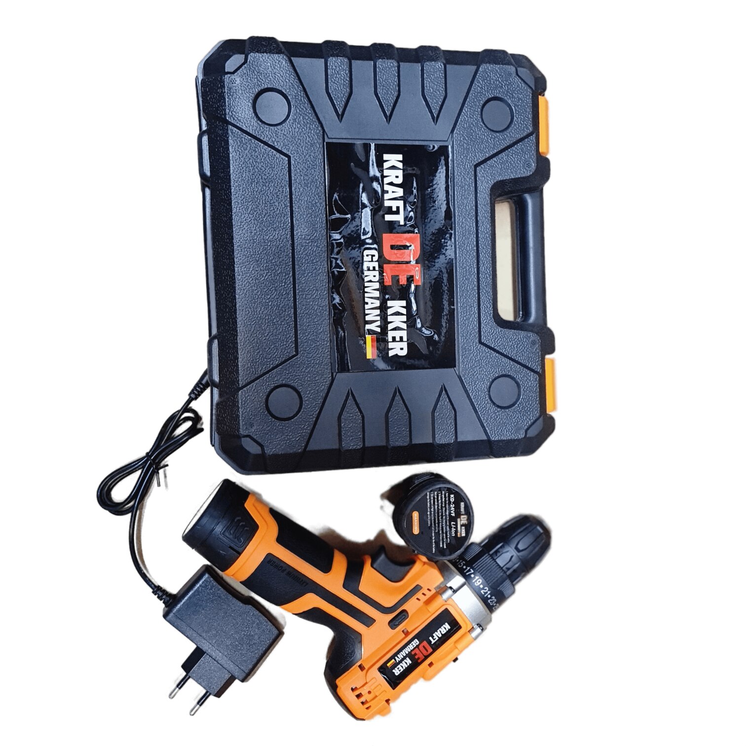 KraftDEkker professional KD-24VF 2 akkus fúró-csavarozó 24V/1.5Ah - eMAG.hu