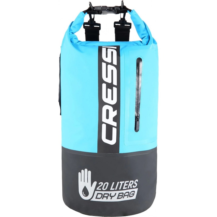 Lezárt táska, Dry Bag Premium Cressi - kék színű, 20 literes