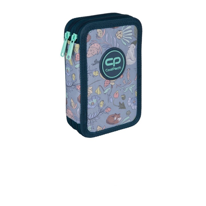 Ученически несесер с пособия COOLPACK - JUMPER 2 - IN THE FOREST, Многоцветен