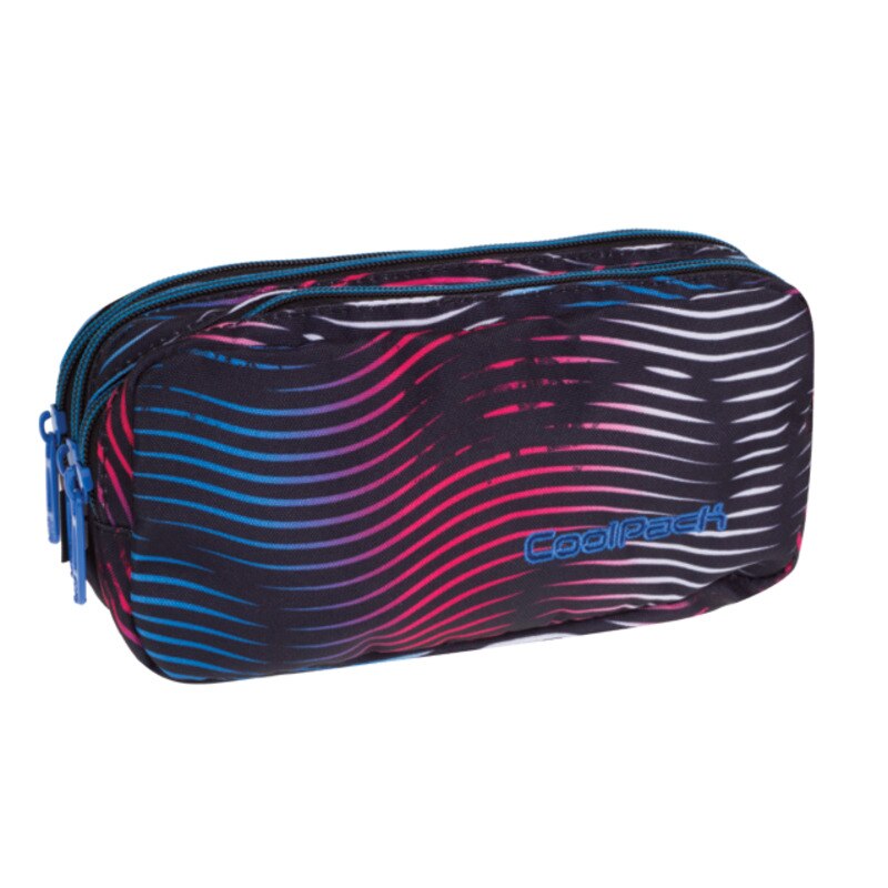 Ученически несесер с три ципа COOLPACK - PRIMUS - Flashing lava ...