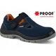 Pantofi de protectie, sandale, Proof, S1 SRC, Piele intoarsa, bombeu metalic, Bleumarin, marimea 41