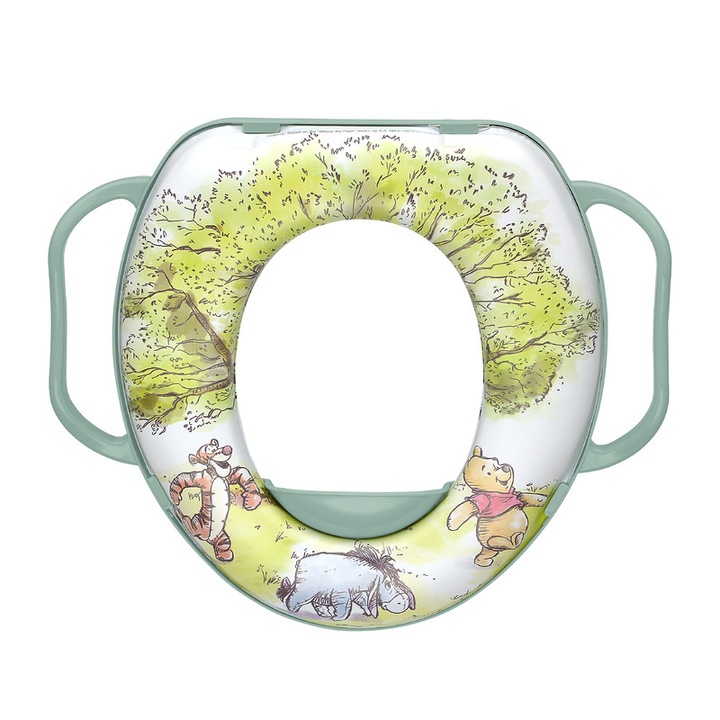 Reductor moale pentru toaleta Olga Cu manere Keeeper Winnie the Pooh