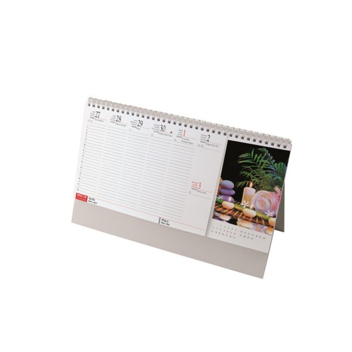 Calendar de masa Realsystem 2024 Meditation 7941-99 cu imagini