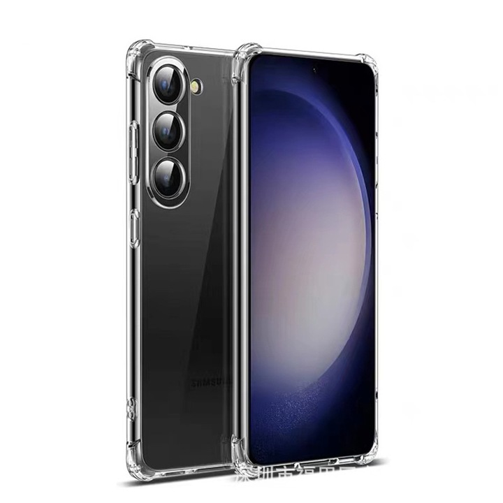 Husa de protectie Flippy, Airbag Shock Absorption, TPU, pentru Samsung Galaxy A34 5G, Transparent