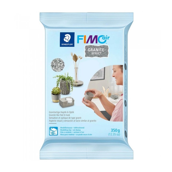 Полимерна глина FIMOair Effect, 350гр, Гранит