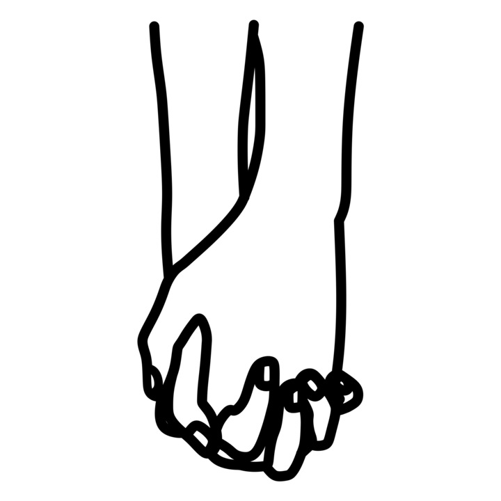 Topper tort Oneline, Hands, Inedit Print, Plexiglas Negru, TC945, 7x15 cm