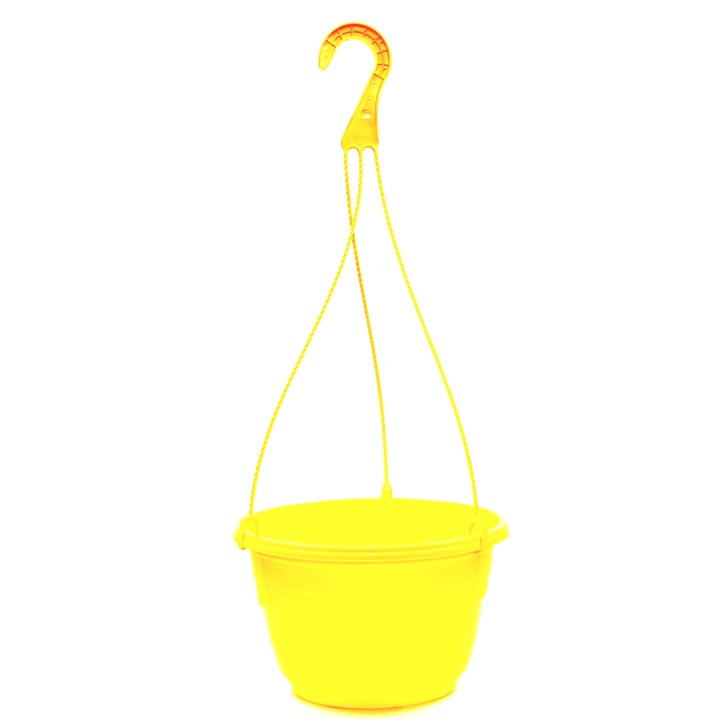 Set Ghivece Agatatori 21 cm 100 buc Galben