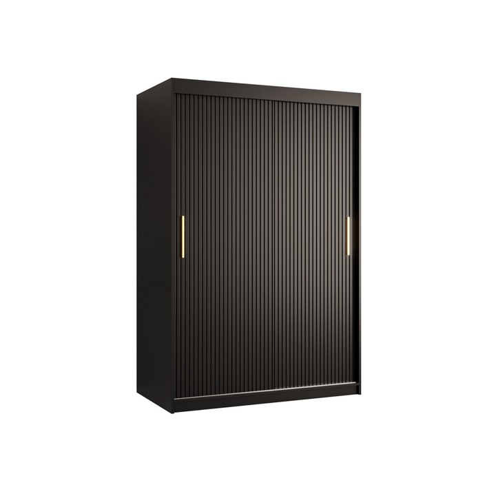 Dulap Towiro Slim 1 120 cm, MIRJAN24, negru, 120x200x62 cm