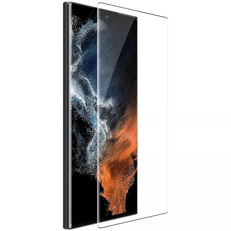 Folie protectie telefon, Sticla, Compatibil cu Samsung Galaxy S22 Ultra, Transparent