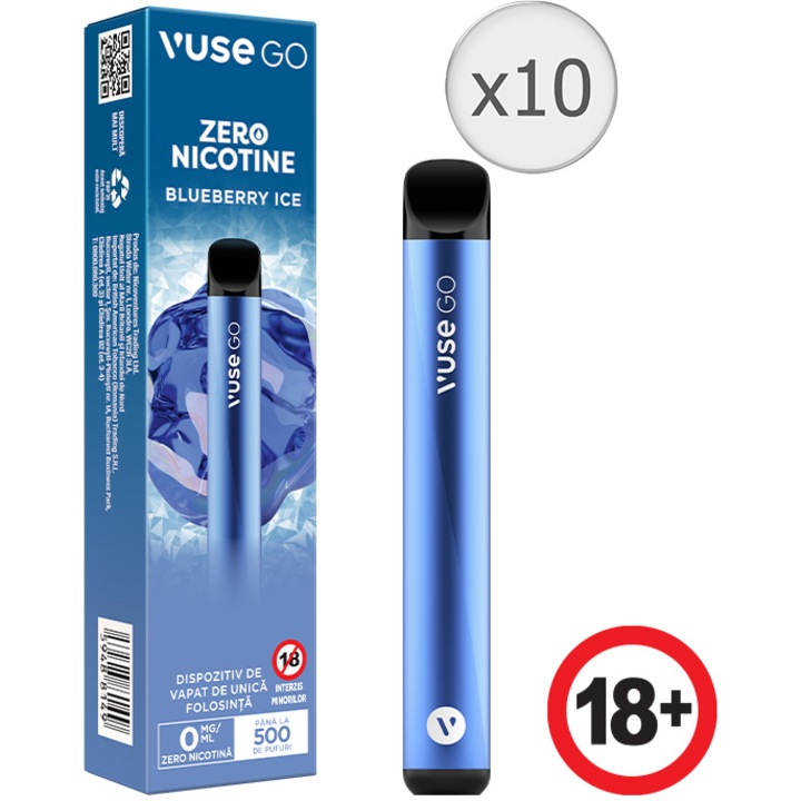 rezerve vuse go fara nicotina Tigara electronica Vuse GO Creamy Tobacco fara nicotina, 0mg/ml