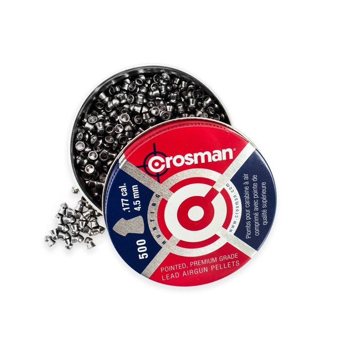 Peleti ascutit Crosman Diabolo 4,5 mm 500 buc