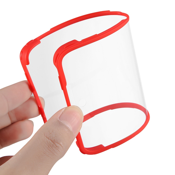 Калъф Ultimate Optim Protection 360°, За Samsung Galaxy S23 Ultra, Хибридна технология, Защита на камерата, Full Screen and Back Protection, Син