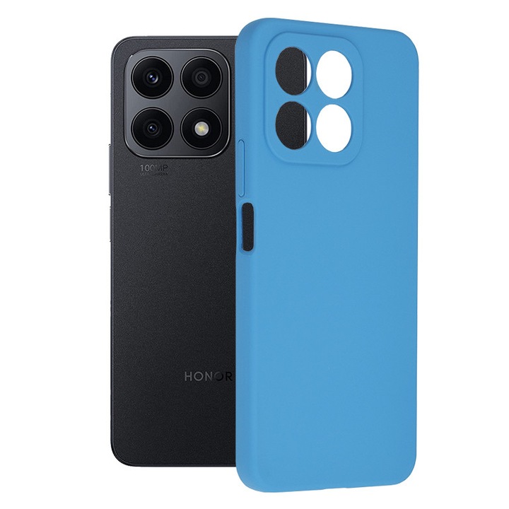 Кейс за Honor X8a, Techsuit Soft Edge Silicone, Denim Blue