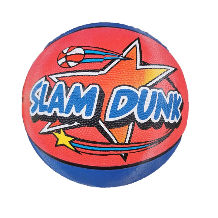 Minge de Baschet de cauciuc, 24cm, albastru, VisionXXI