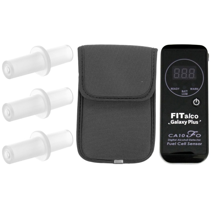 Etilotest de mare precizie, Sentech, negru, set cu 3 accesorii