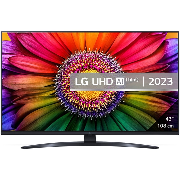 Телевизор LED LG 43UR81003LJ, 43" (108 см), Smart, 4K Ultra HD, Клас G