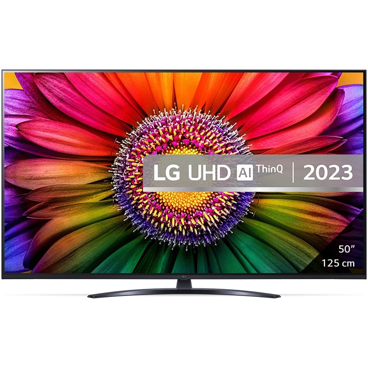 Телевизор LG LED 50UR81003LJ, 50" (126 см), Smart, 4K Ultra HD, Клас F (Модел 2023)