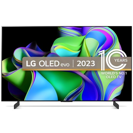 Televizor LG OLED evo 42C31LA, 105 cm, Smart, 4K Ultra HD, 100 Hz, Clasa G (Model 2023)
