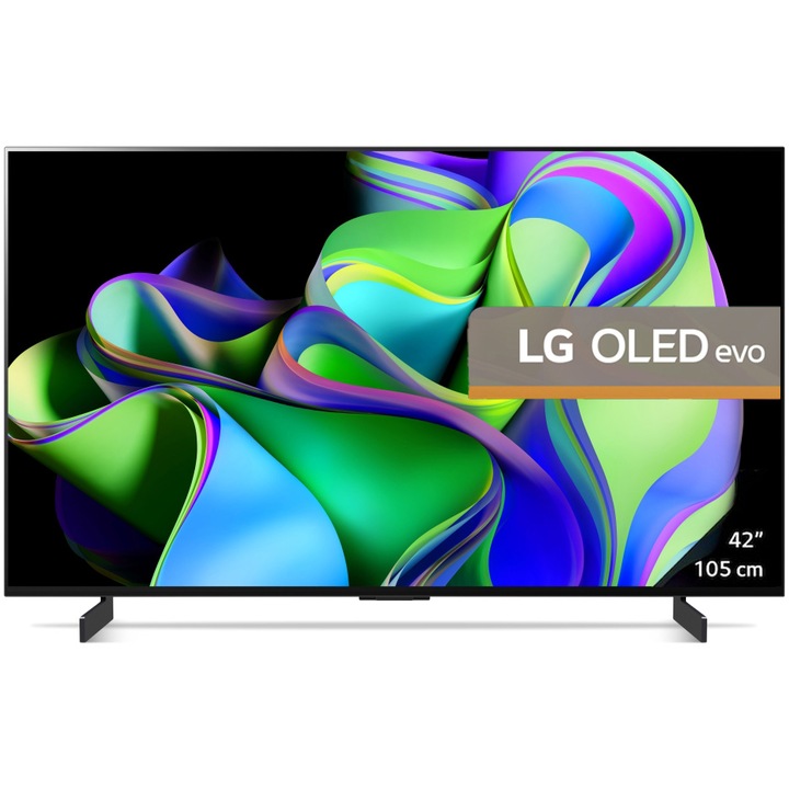 Телевизор LG OLED evo 42C31LA, 42" (105 см), Smart, 4K Ultra HD, 100 Hz, Клас G (Модел 2023)