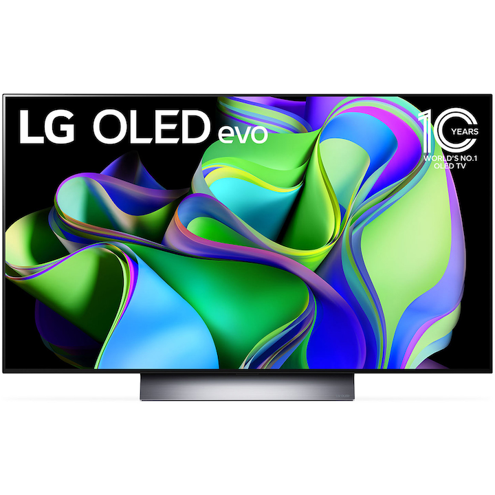 Televizor LG OLED 48C31LA, 121 cm, Smart, 4K Ultra HD, 100 Hz, Clasa G (Model 2023)