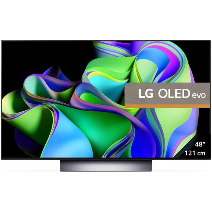 Телевизор LG OLED evo 48C31LA, 48" (121 см), Smart, 4K Ultra HD, 100 Hz, Клас G (Модел 2023)