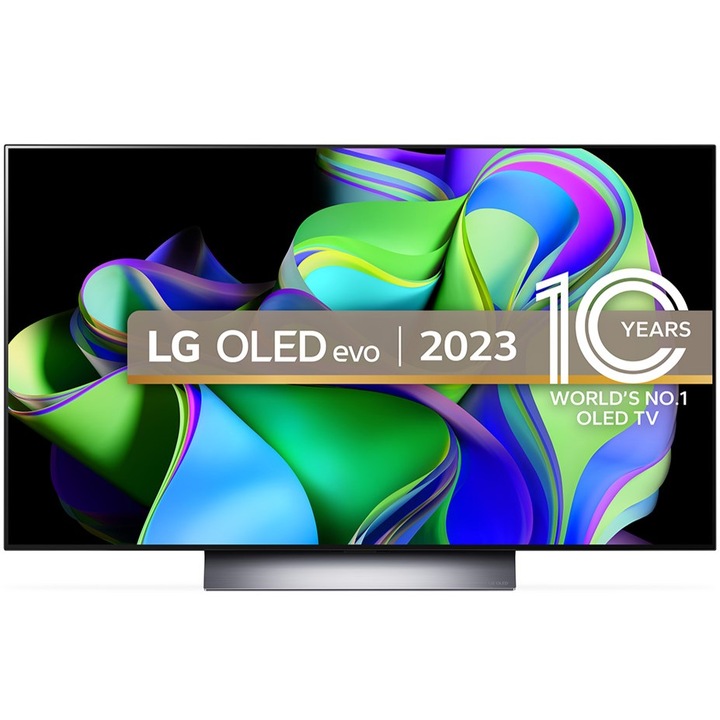 Televizor LG OLED evo 48C31LA, 121 cm, Smart, 4K Ultra HD, 100 Hz, Clasa G (Model 2023)