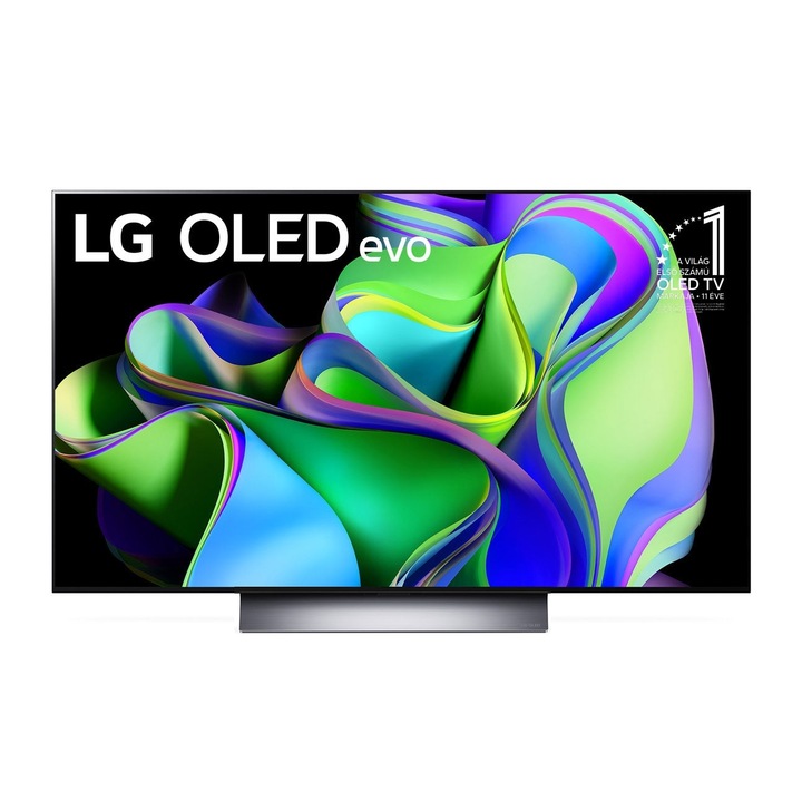 LG OLED77C31LA OLED evo Smart 4K Televízió, 195 cm, Ultra HD, HDR, webOS ThinQ AI