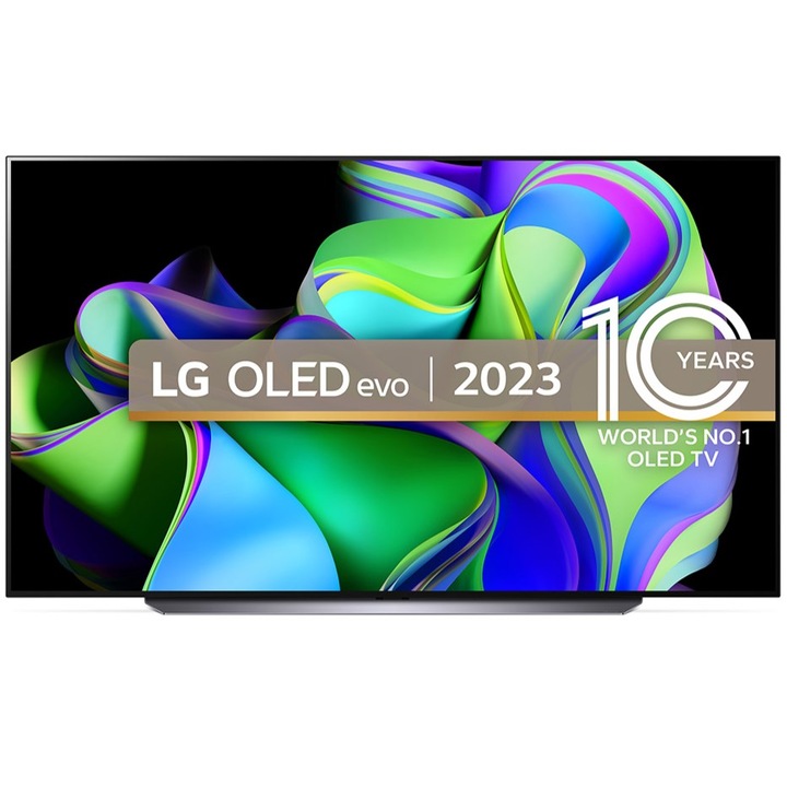 Телевизор LG OLED evo 83C31LA, 83" (210 см), Smart, 4K Ultra HD, 100 Hz, Клас F (Модел 2023)
