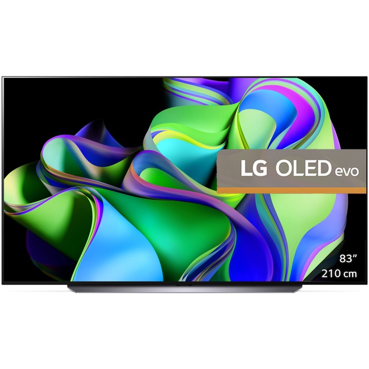 LG OLED83C31LA OLED evo Smart 4K Televízió, 210 cm, Ultra HD, HDR, webOS ThinQ AI