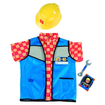 Set de joaca Smoby, Bob the Builder, salopeta si casca Set de joaca Smoby, Bob the Builder, salopeta si casca