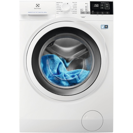 Masina de spalat rufe cu uscator Electrolux EW7WP468W, Spalare 8 Kg, Uscare 6 Kg, 1600 rpm, Clasa A, Motor Inverter, DualCare, SensiCare, SteamCare, Alb