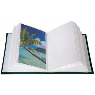 Semikolon Piccolino Album Fotografico A Spirale – 17x17 Cm, 20 Pagine In Carta Crema, Verde Bosco, Fatto A Mano