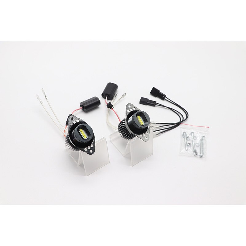 Kit Angel Eyes LED 160W Blanc 6000K Pour BMW E39 E60 E61 - ANGRONG - Neuf Emballé