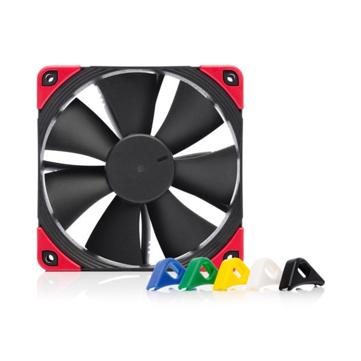 Вентилатор за компютър Noctua NF-F12-PWM.CH.BK.S, 120x120x25mm, SSO2 Bearing, 1500RPM, 4-pin PWM, 12V