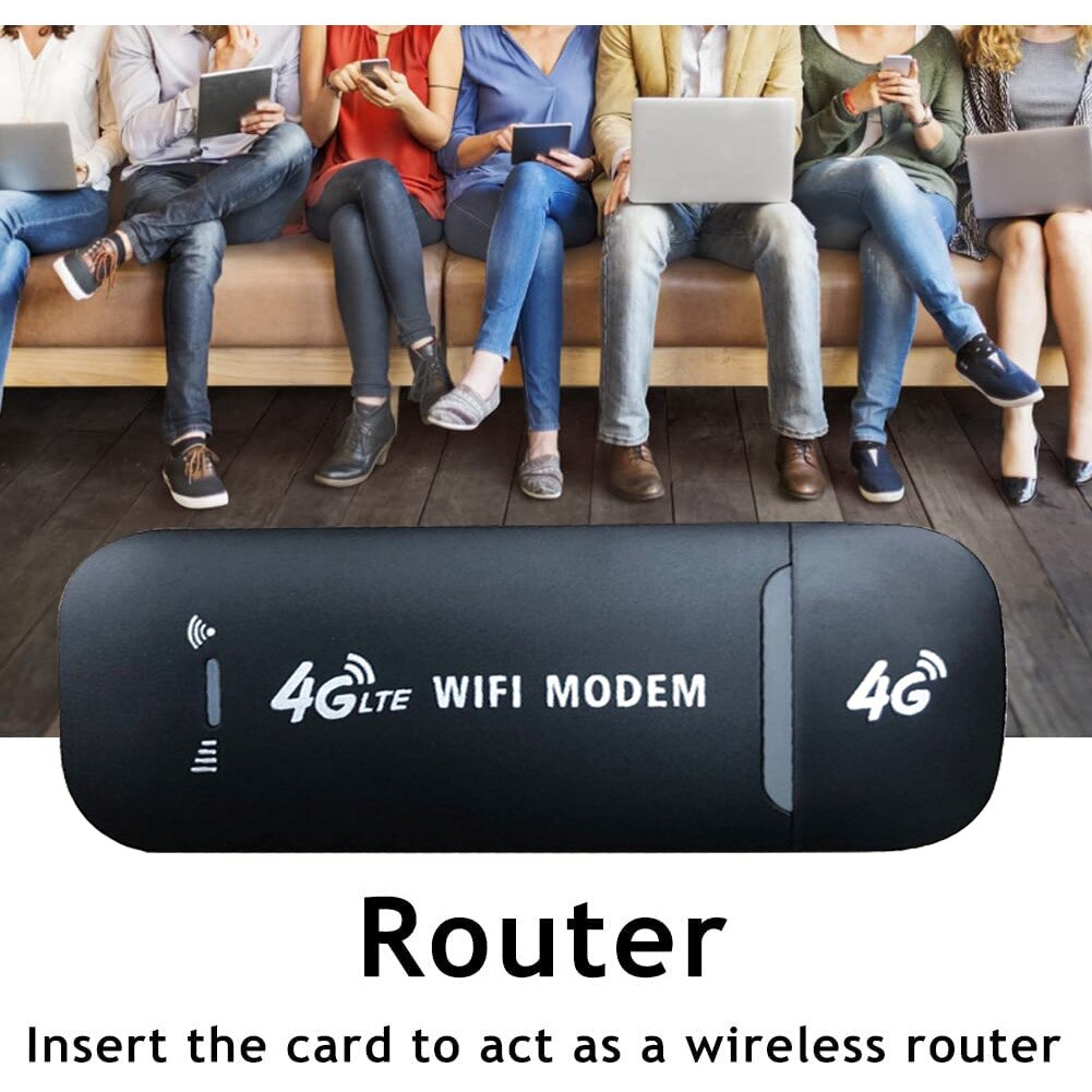 Modem Wifi portabil, MYFYU, USB, Negru eMAG.ro