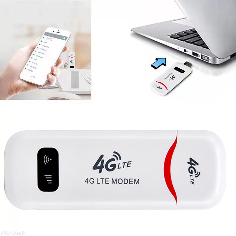 Modem Wifi portabil, MYFYU, USB, 4G, Alb/Rosu eMAG.ro