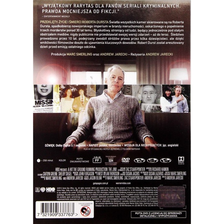 The Jinx: The Life and Deaths of Robert Durst [2DVD]